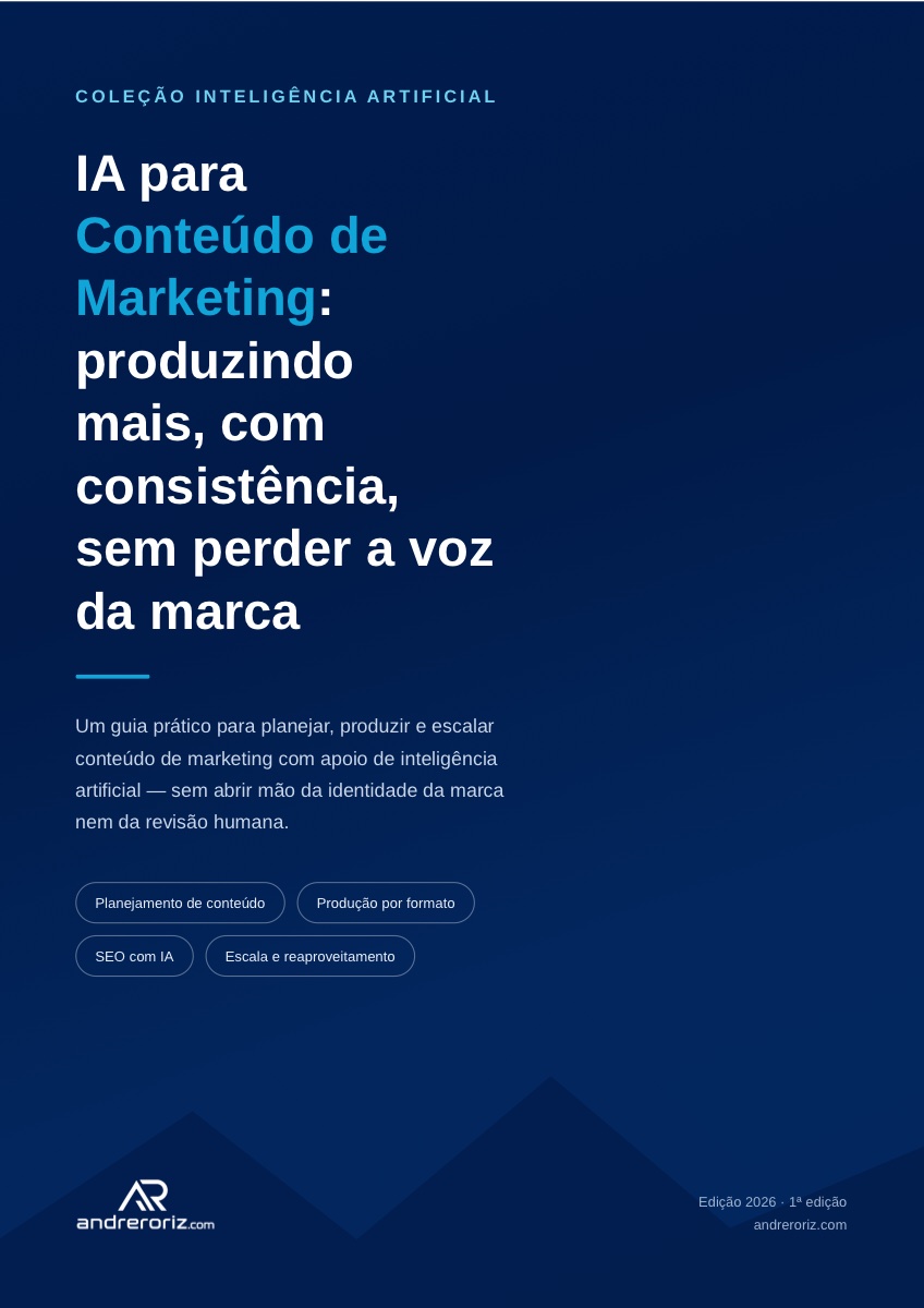 Capa: IA para Conteúdo de Marketing