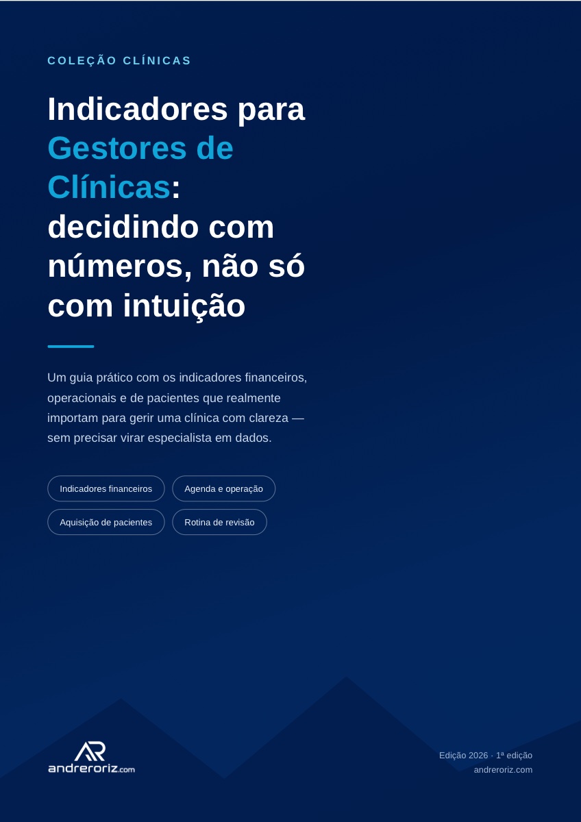 Capa: Indicadores para Gestores de Clínicas