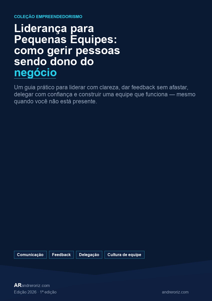 Capa: Liderança para Pequenas Equipes