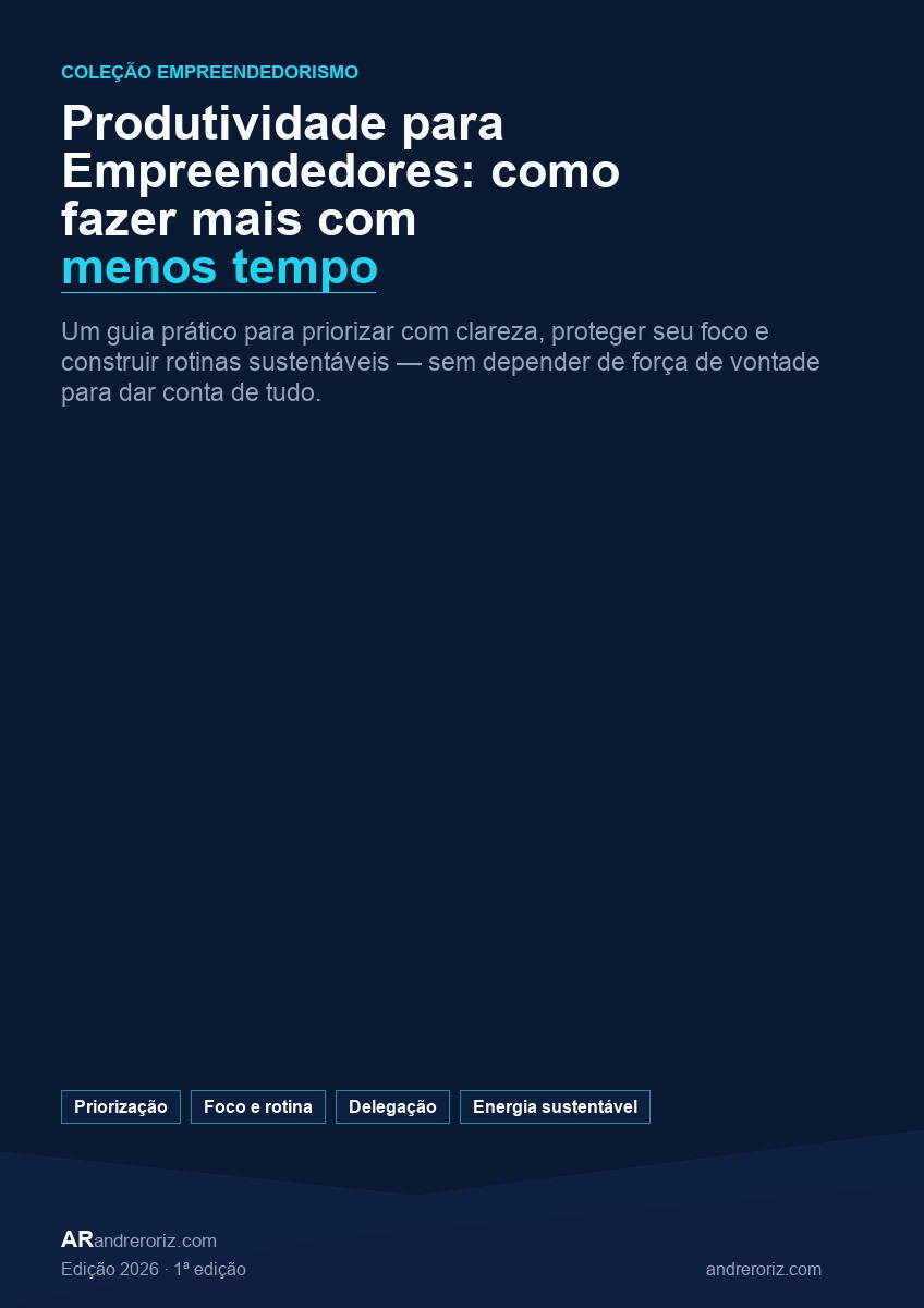Capa: Produtividade para Empreendedores