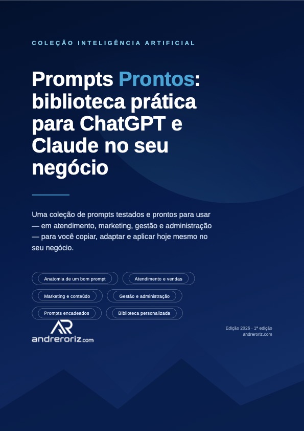 Capa: Prompts Prontos: ChatGPT e Claude
